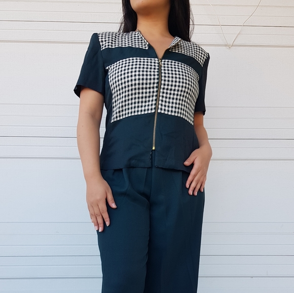 Betsy's Things Green Pant Suit - Picture 1 of 8